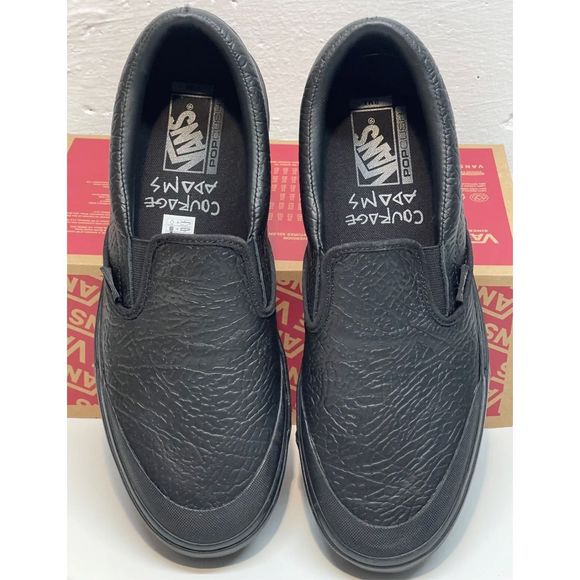 Vans Slip On Sneakers BMX Courage Adam’s Men’s Size 11.5 Black New - Picture 4 of 11